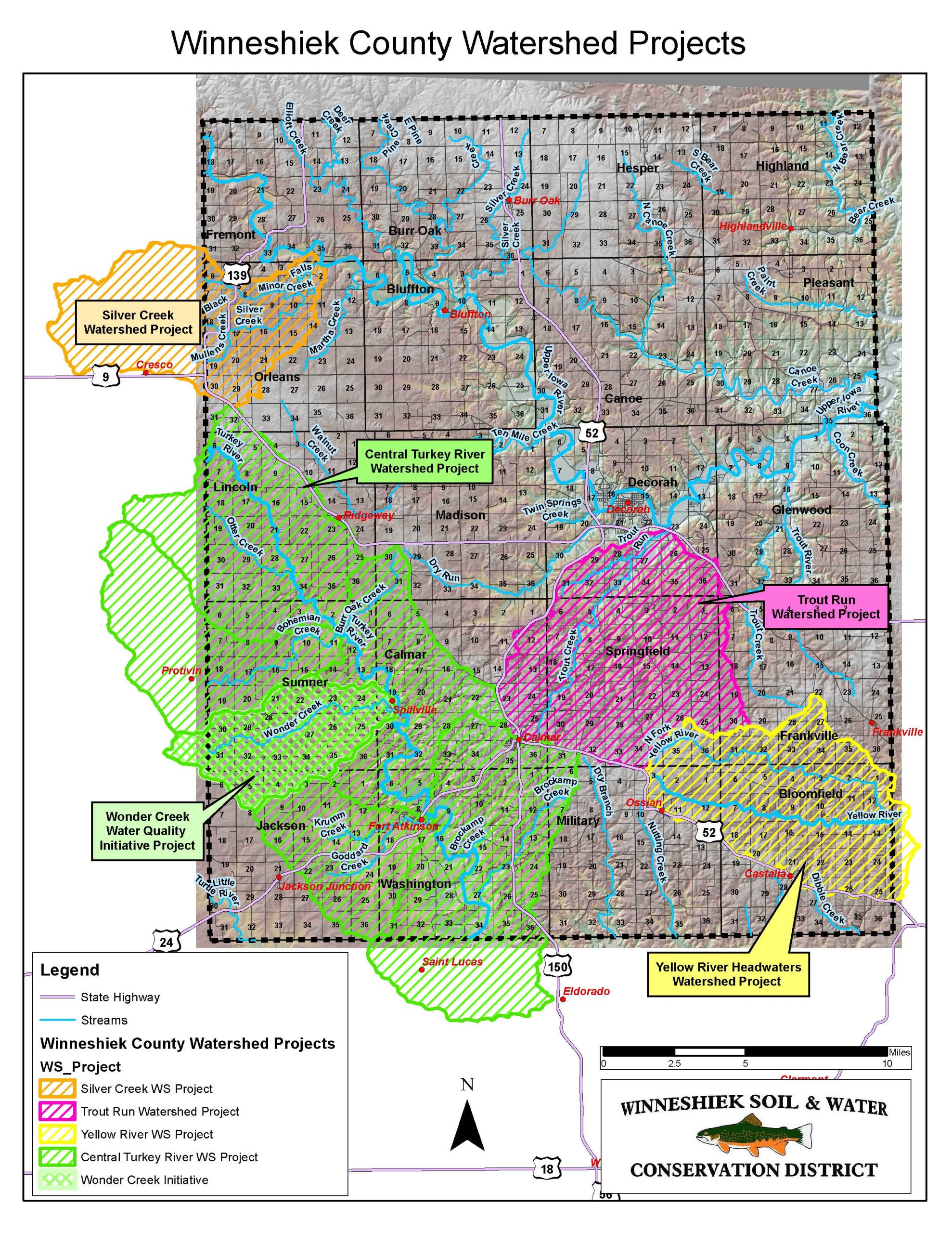 Winneshiek County Watershed Projects