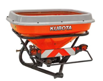 Photo of a Kubota brand broadcast seeder